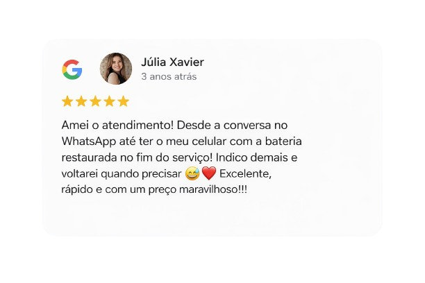 Avaliação cliente 2